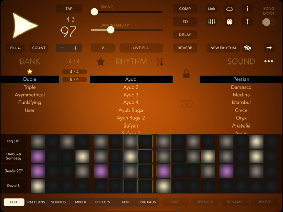 Screenshot #4 pour Mid East Drummer - Percussion