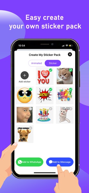 Text Create Sticker by Dinaaaaaah for iOS & Android