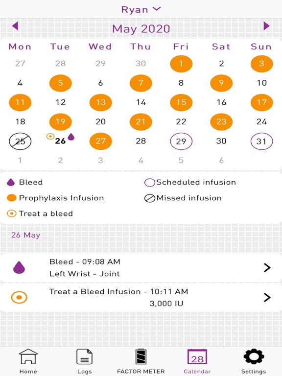 myPKFiT iPad screenshot 6 - Medical app