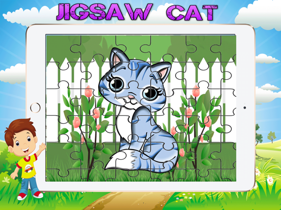 Cartoon Cats Huge Jigsaw Puzzle iPad screenshot