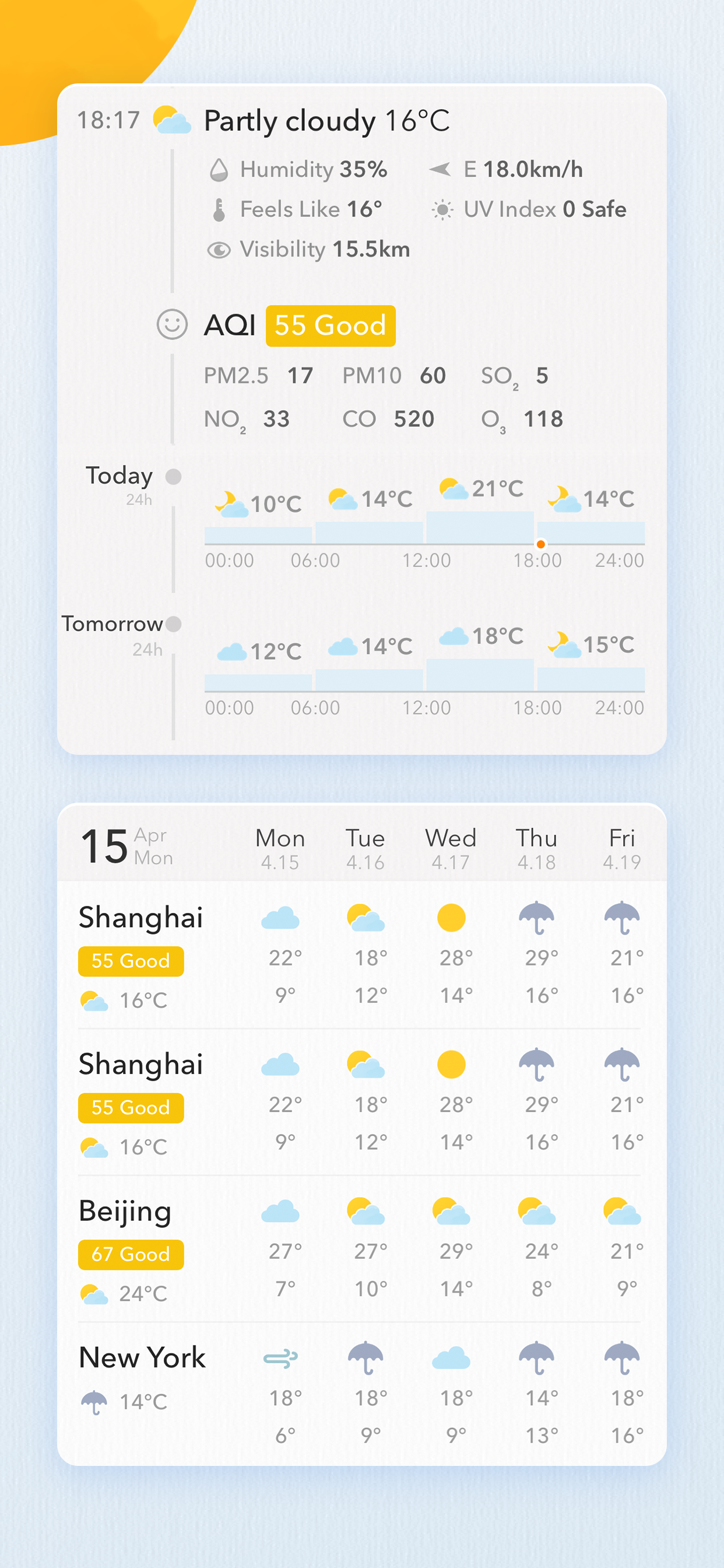 MyWeather - 15-Day Forecast