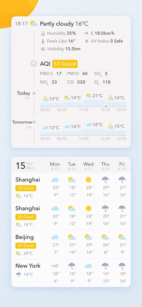 MyWeather - 15-Day Forecast - 날씨 앱 | MWM