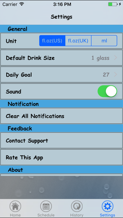 Screenshot #2 pour Daily Water Reminder - Water Alert