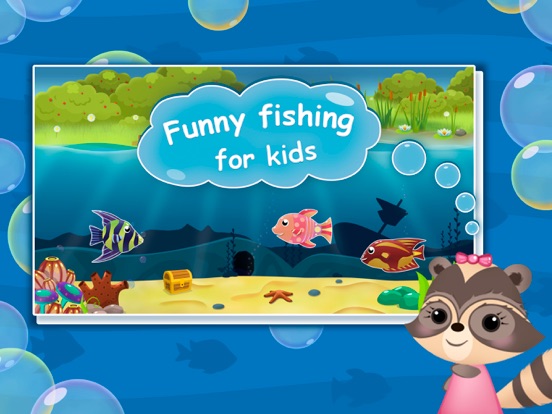 Candy Raccoon: Fishing for Kids