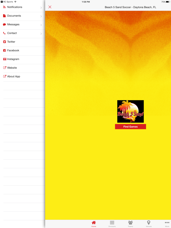 Beach 5 Sand Soccer iPad screenshot 2 - Sports app