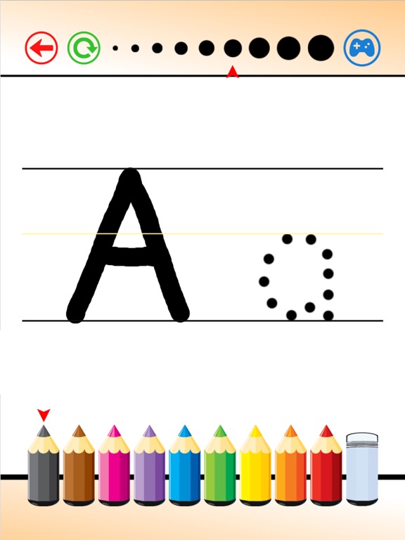 Write Alphabet ABC and Numers - Writing for Kids iPad screenshot