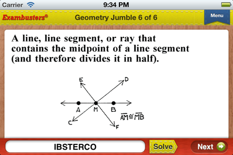 CAHSEE Exit Math Prep Flashcards Exambusters screenshot 4