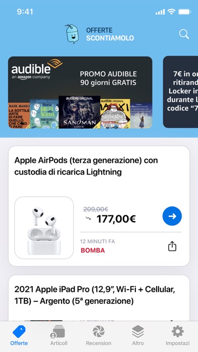 Offerte - Scontiamolo Screenshot