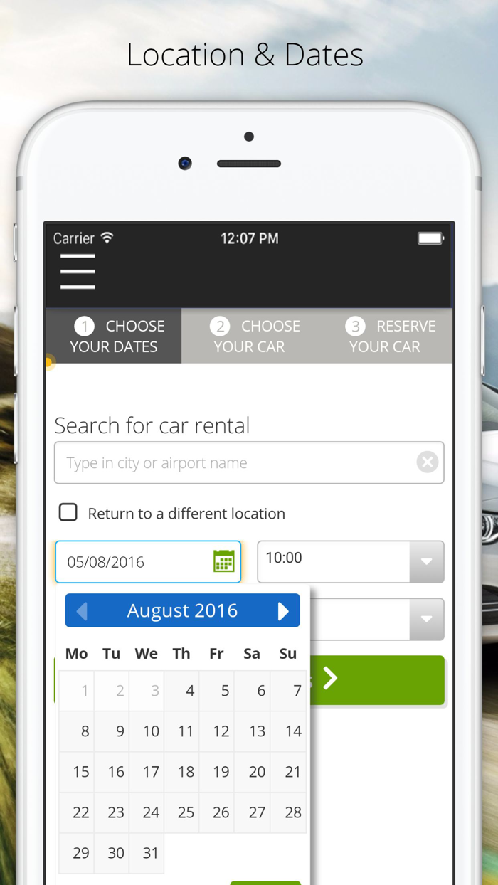 CarRentalchoice.com - Car Rental App