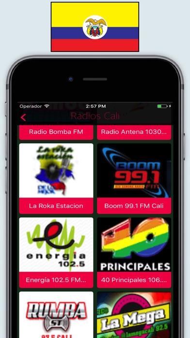 Radio Colombia FM / Radios Stations Online Live iPhone screenshot 4 - Entertainment app