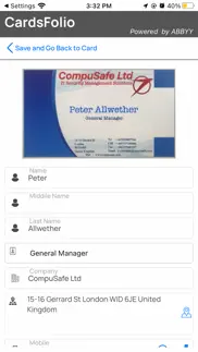 cardsfolio iphone screenshot 3
