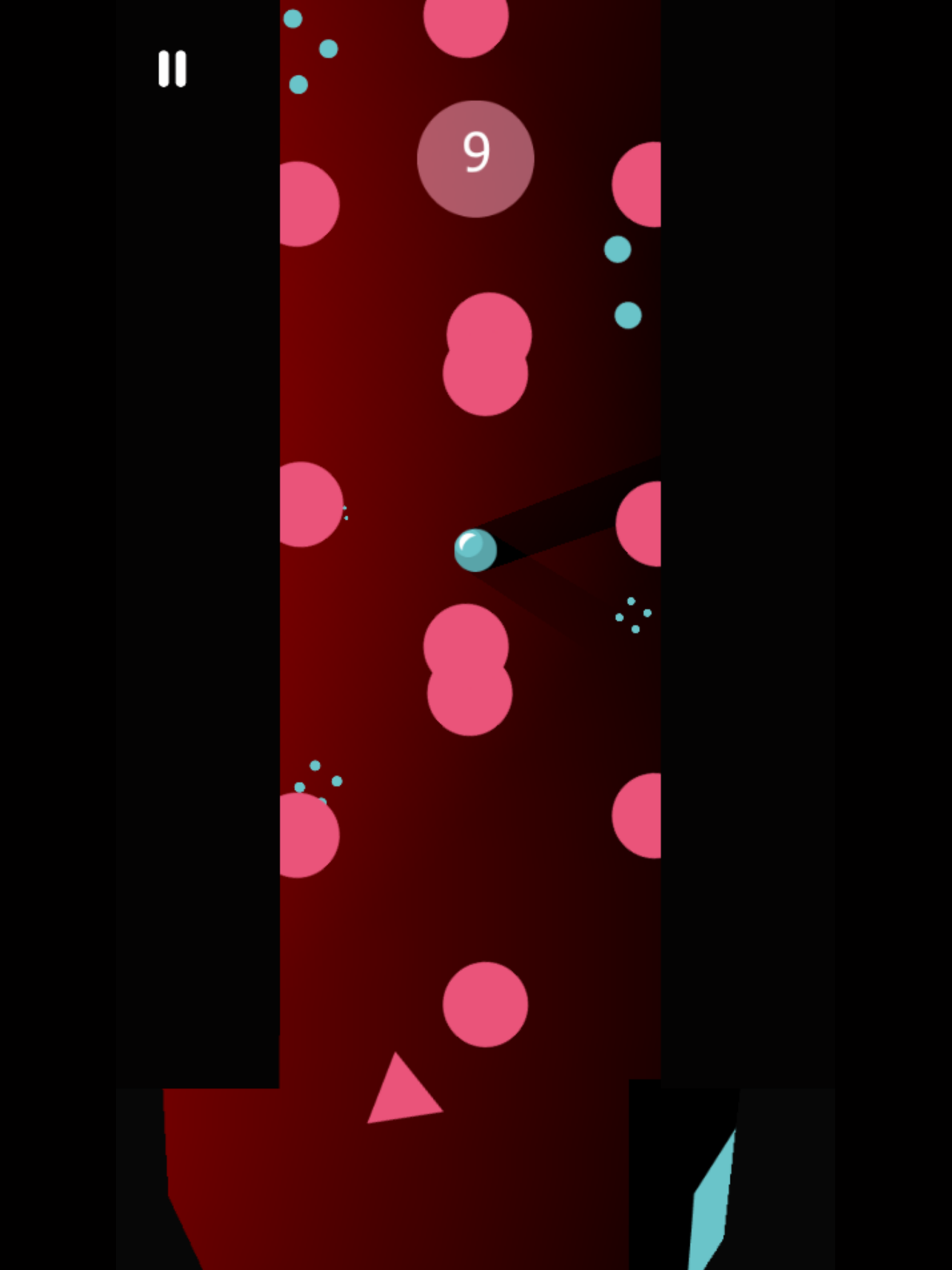 Super marble balls falling in gravity hole game