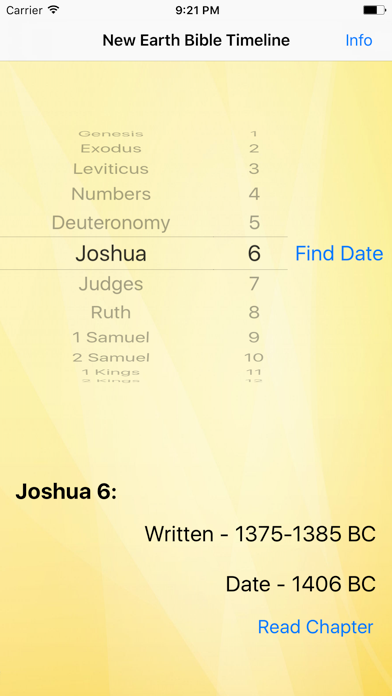 New Earth Bible Timeline iPhone screenshot 2 - Reference app