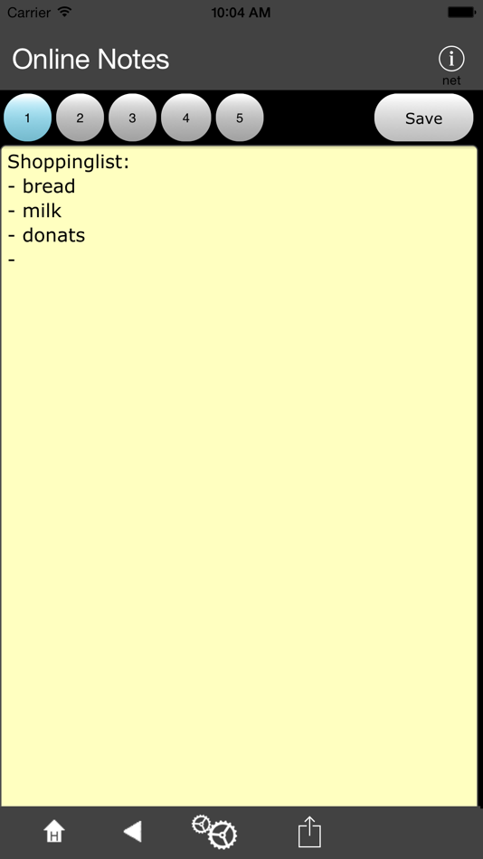 #1. Online Notes (iOS) 由: Kai Bruchmann