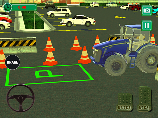 Modern Parking Tractor Games iPad screenshot