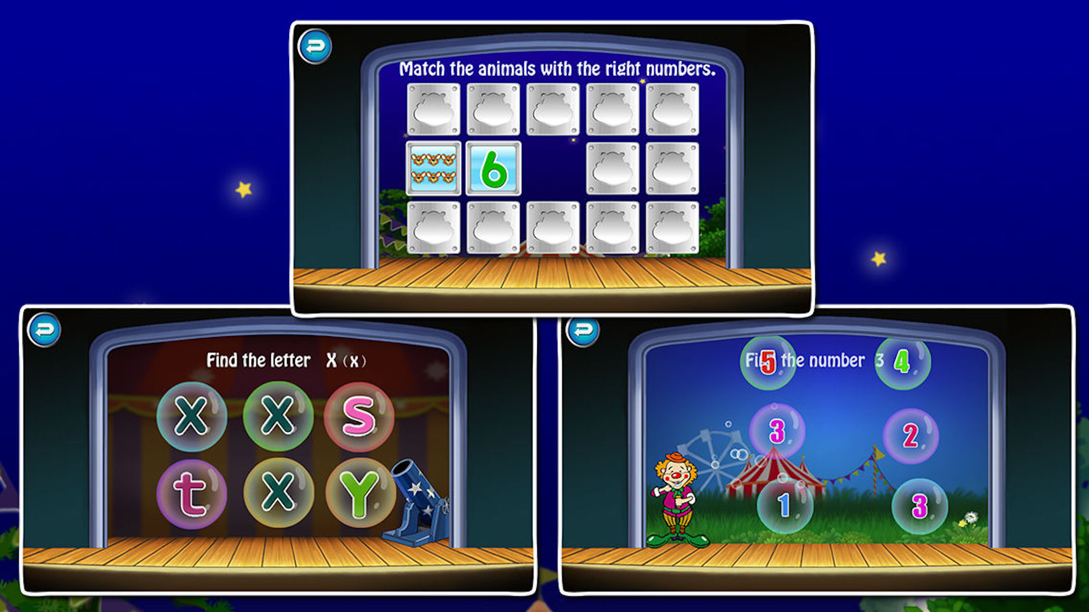ABC Circus- Alphabet&Number Learning Games kids