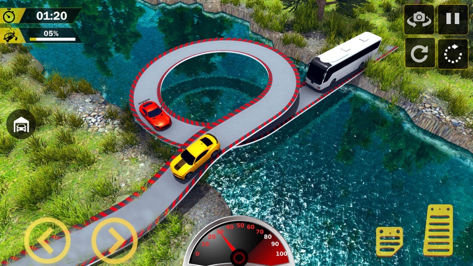 #4. Car Crash Vs Flyover Jumping (iOS) Podle: MASH Entertainment