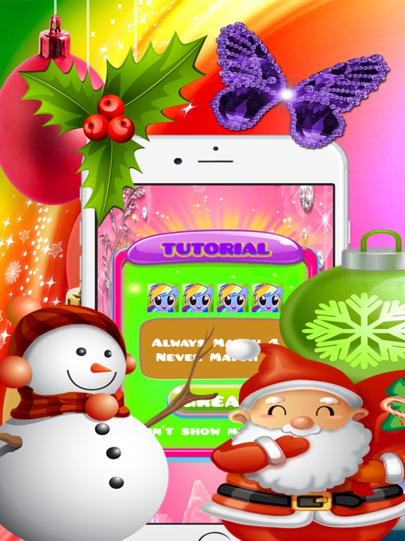 Screenshot #6 pour Mignon Poney et le Père Noël Action Puzzle Games