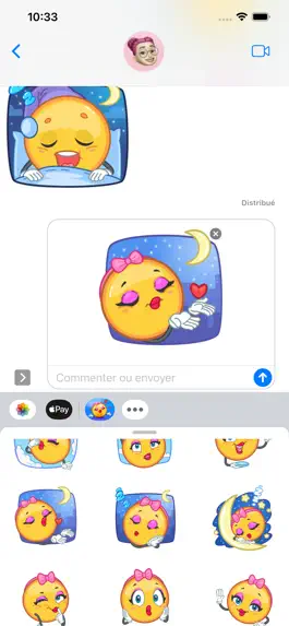 Game screenshot Miss Emoji - Animated Sticker hack