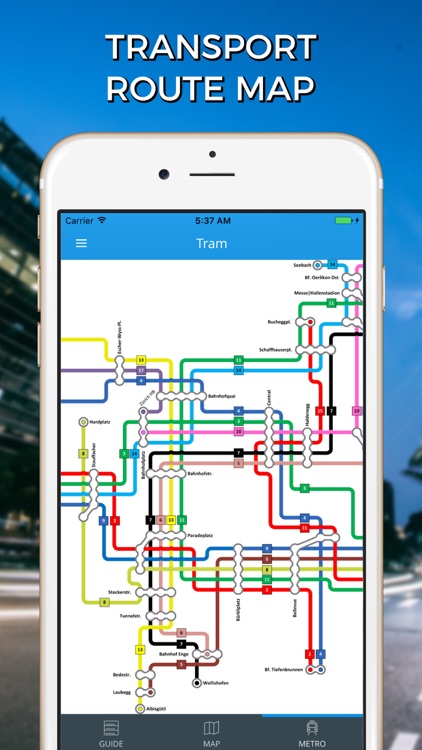 Zurich Travel Guide with Offline Street Map screenshot-4