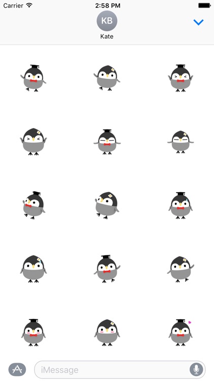 Student Owl Animated Sticker