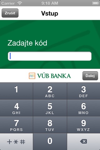 VÚB Mobilný Token screenshot 3