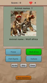guess animal name - animal game quiz iphone screenshot 2