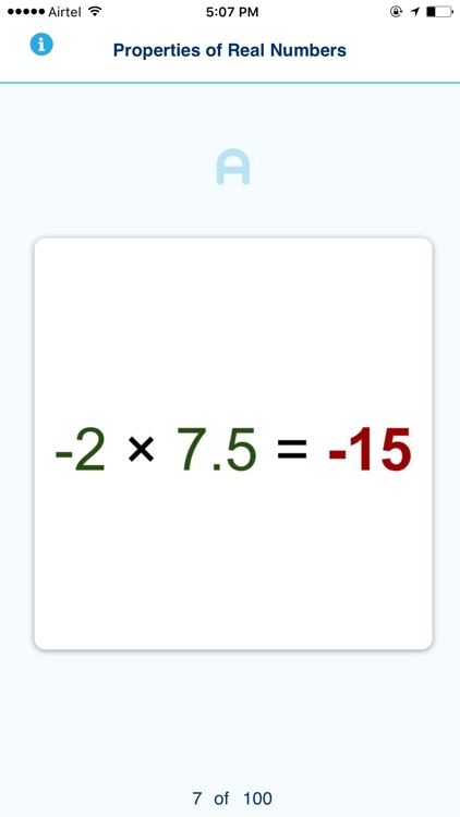 Learn It Flashcards - Properties of Real Numbers screenshot-4