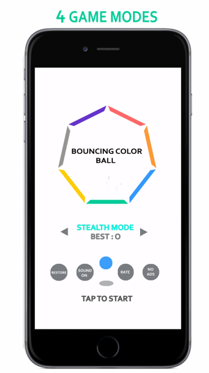 Bouncing Color Ball: An impossible addictive game(圖2)-速報App