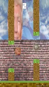 Flappy Trump - a flying Trump Game screenshot #2 for iPhone