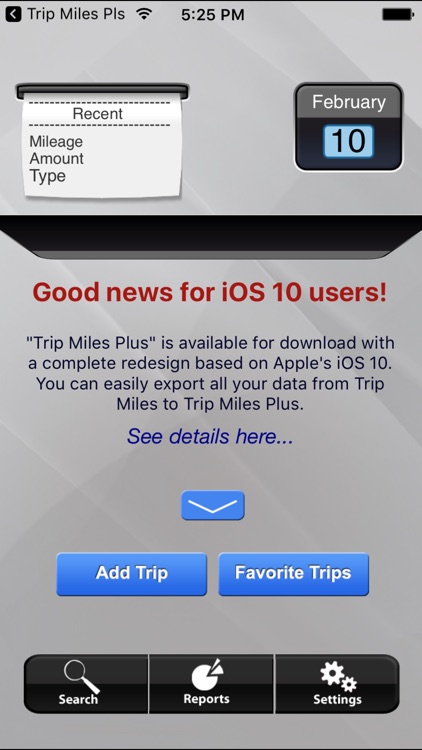 Trip Miles (Mileage log for Reimbursement or IRS)