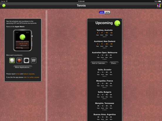 Tennis Matches - Free screenshot 7