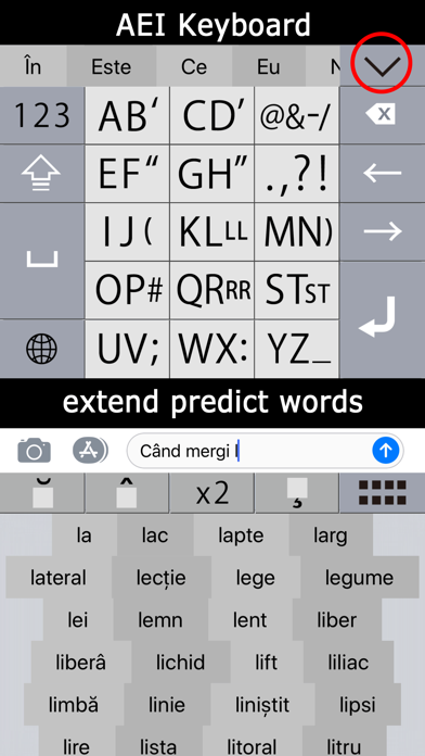 Screenshot #1 pour K4us Rumanian Keyboard
