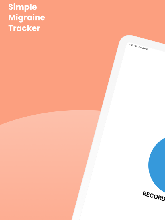 Screenshot #4 pour Simple Migraine Tracker