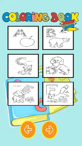 Game screenshot Color:ABC Animals Letter Coloring Book Kids Adults hack