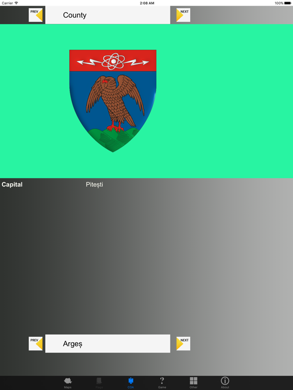 Screenshot #6 pour Romania Region Maps and Capitals