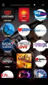 Love and Romance Music Radio ONLINE screenshot #1 for iPhone