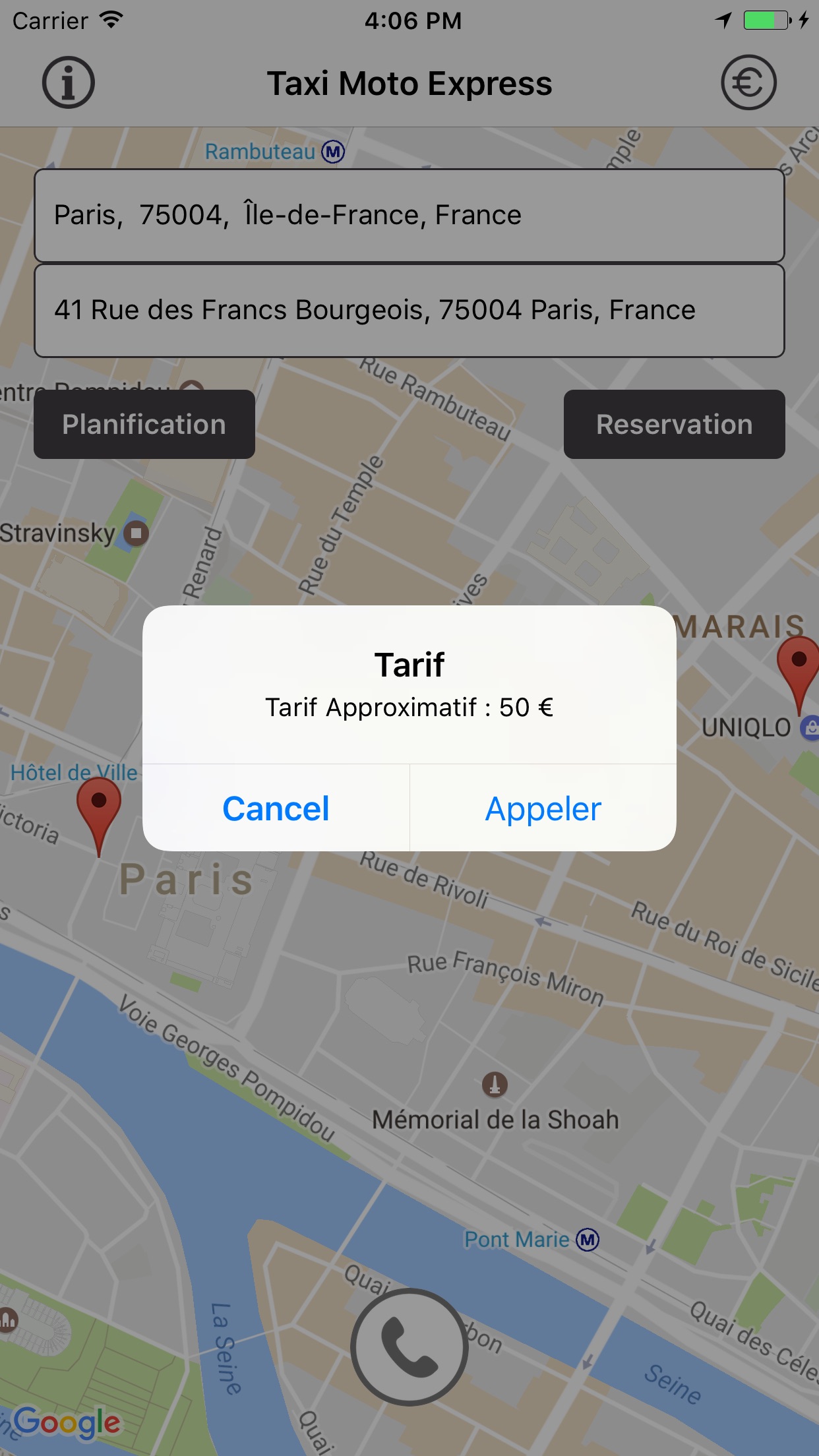 Screenshot 2 of TaxiMotoExpress