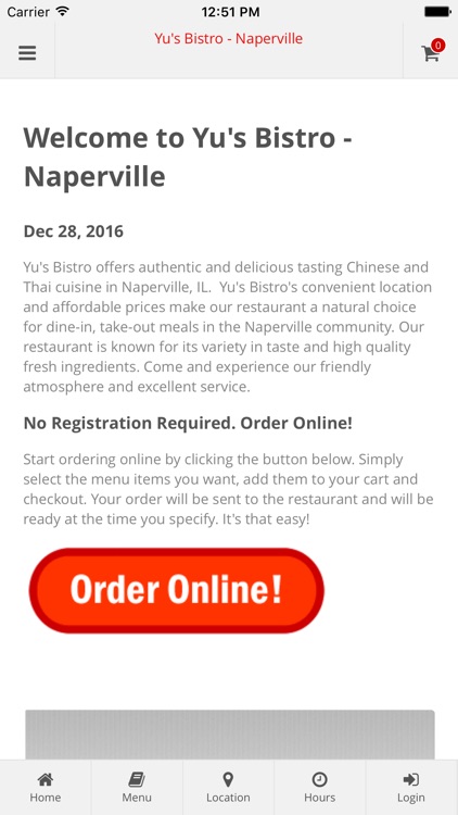 Yu's Bistro - Naperville