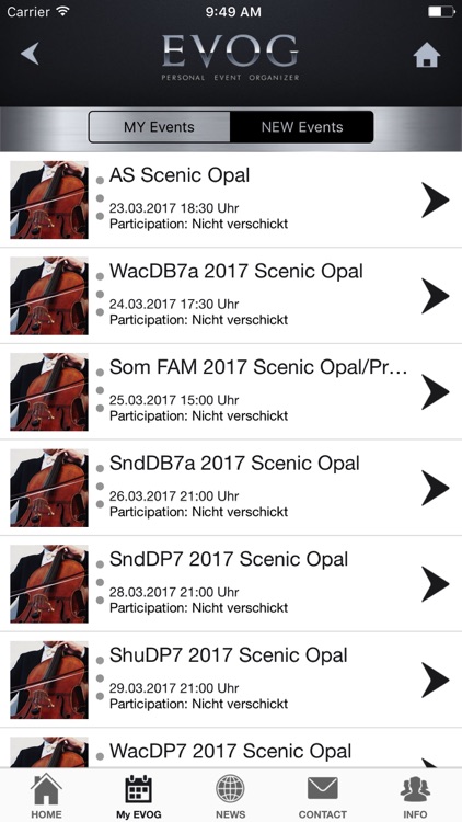 EVOG-Personal Event Organizer screenshot-3