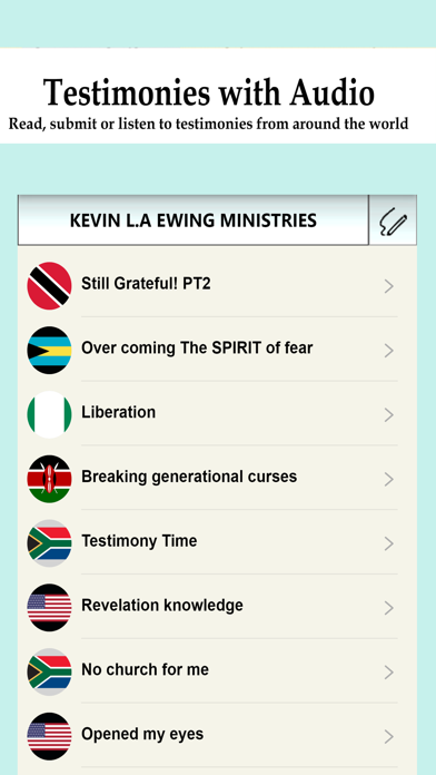 Kevin LA Ewing Ministries. Screenshot