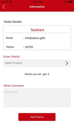Pointsapp.be screenshot 4