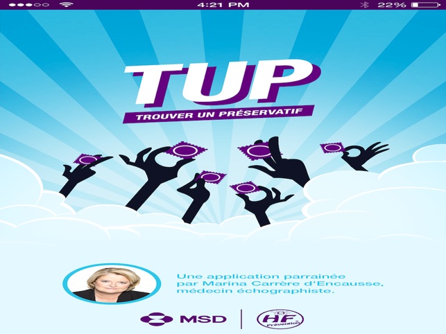 TUP - Trouver Un Préservatif dans l'App Store