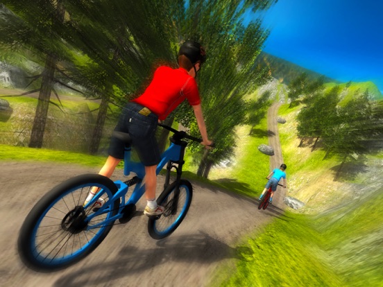Uphill Bicycle Rider Kids - Offroad Mountain Climb iPad screenshot