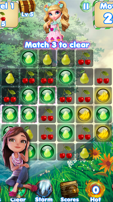 Screenshot #1 pour Fruit Candy Puzzle: Kids games and games for girls