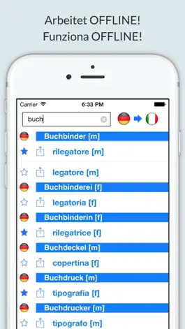 Game screenshot Dictionary German Italian mod apk