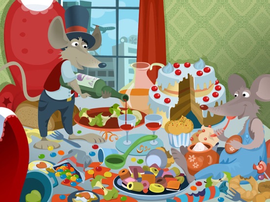 Town Mouse & the Country Mouse iPad screenshot 5 - Book app
