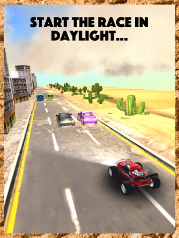 ATV 3D Action Car Desert Traffic Racer Racing Gameのおすすめ画像2