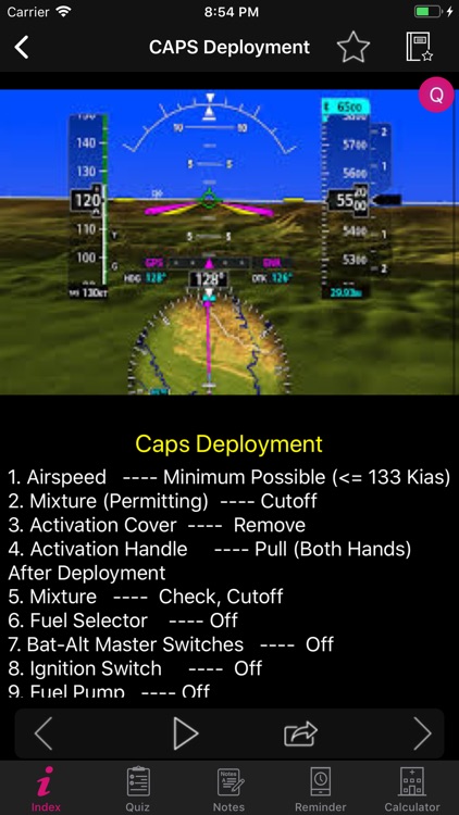 Cirrus SR22 G3 Turbo Checklist