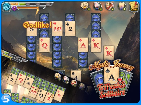 Screenshot #5 for Mystic Journey: Tri Peaks Solitaire